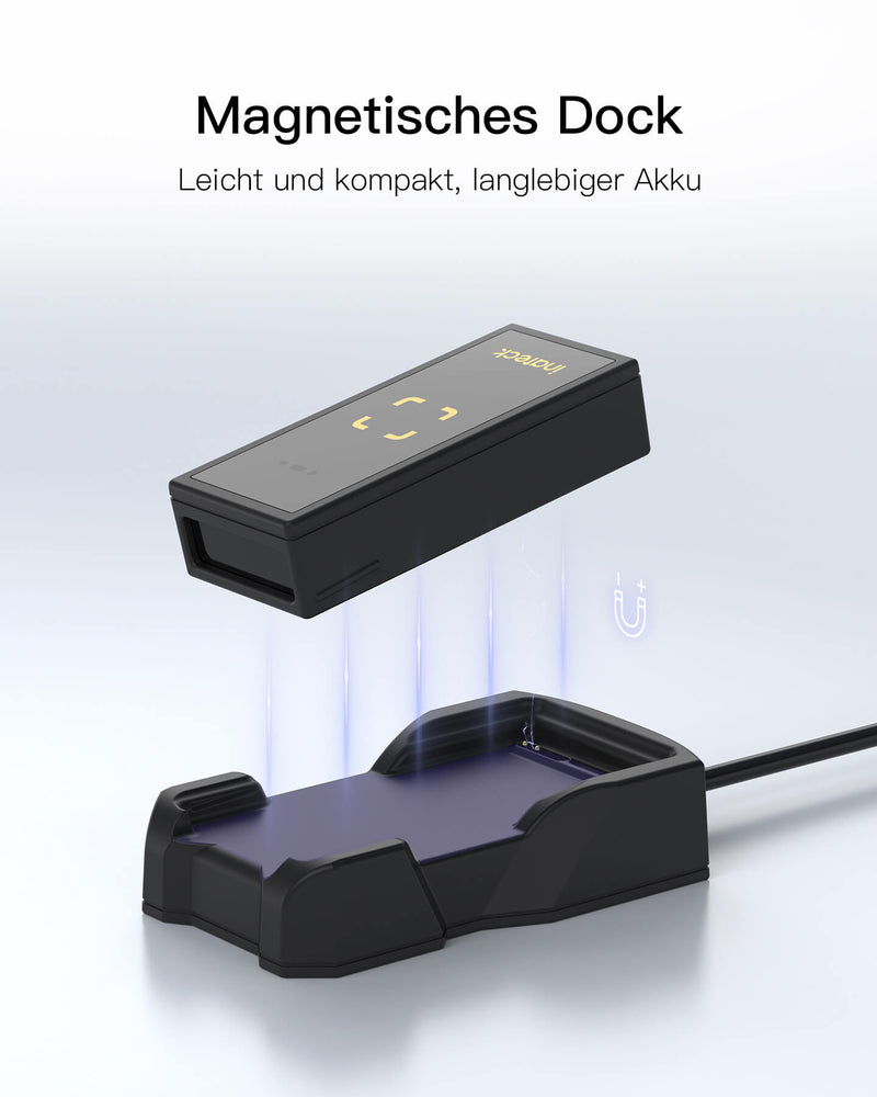 BCST-46 Mini Tragbarer 2D Kabellos Barcode-Scanner mit APP und SDK