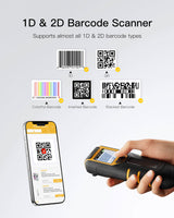 BCST-47 Bluetooth Tragbarer 2D Barcode Scanner mit Bildschirm & APP und SDK