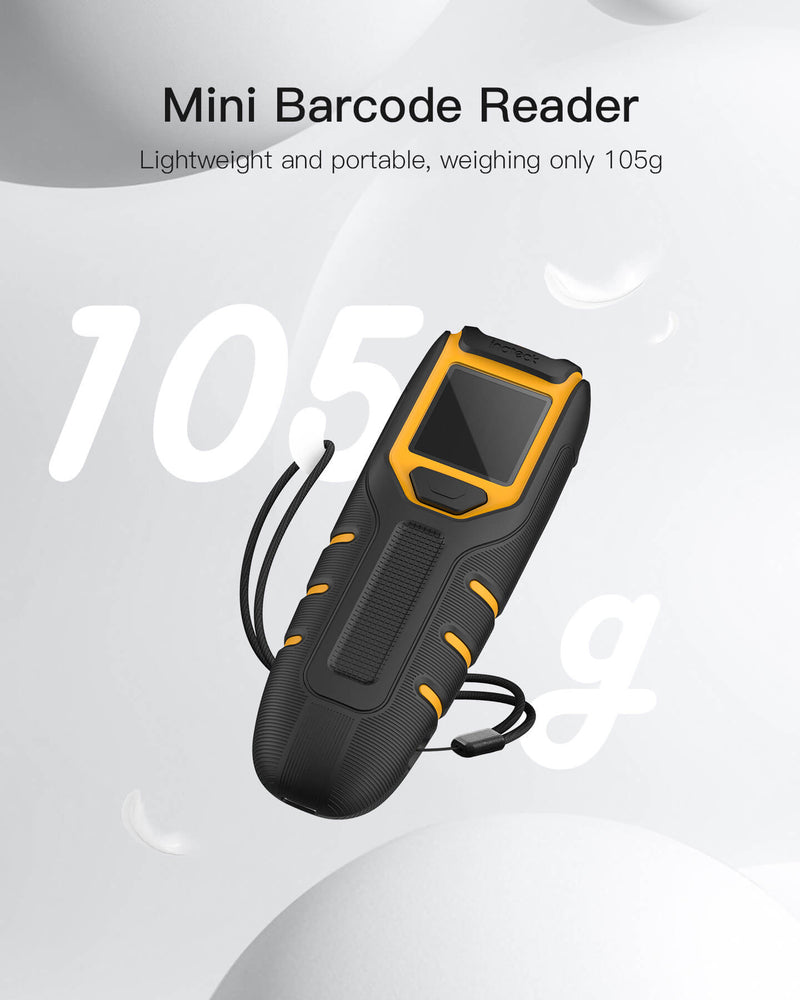 BCST-47 Bluetooth Tragbarer 2D Barcode Scanner mit Bildschirm & APP und SDK