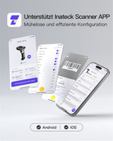 AI Barcode Scanner Bluetooth 1D Scanner, mit APP und SDK, BCST-70 AI