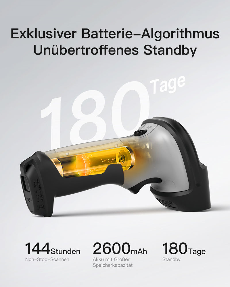 AI Barcode Scanner Bluetooth 1D Scanner, mit APP und SDK, BCST-70 AI