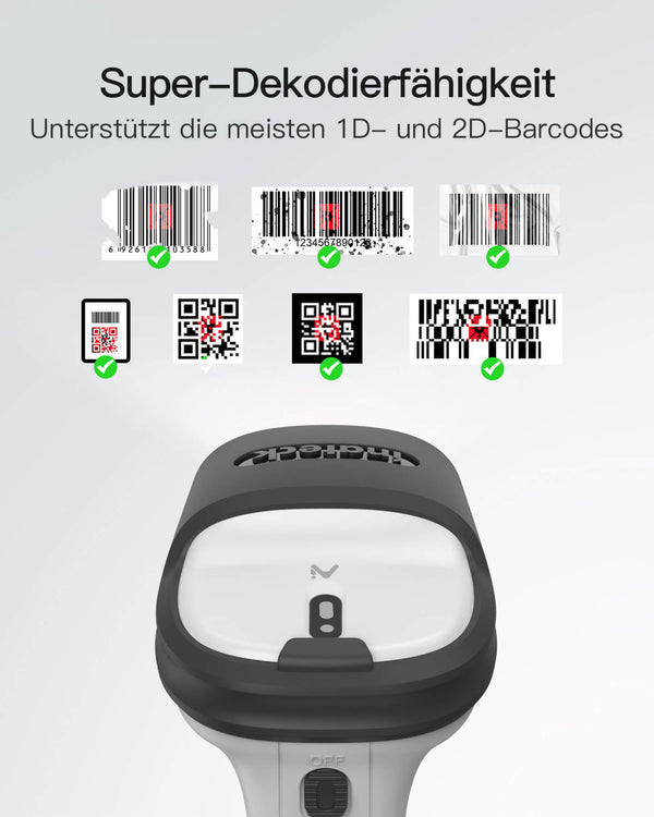 Inateck BCST-72 2D AI Barcode Scanner-7